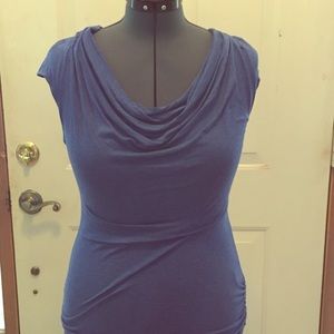 MAX STUDIO blue top